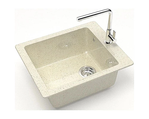 Приобрести Кухонная мойка Marrbaxx Линди Z8 бежевый глянец Z008Q002 в магазине сантехники Santeh-Crystal.ru