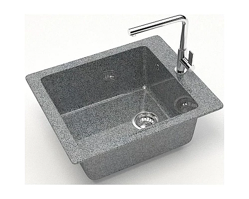 Заказать Кухонная мойка Marrbaxx Линди Z8 темно-серый глянец Z008Q008 в магазине сантехники Santeh-Crystal.ru