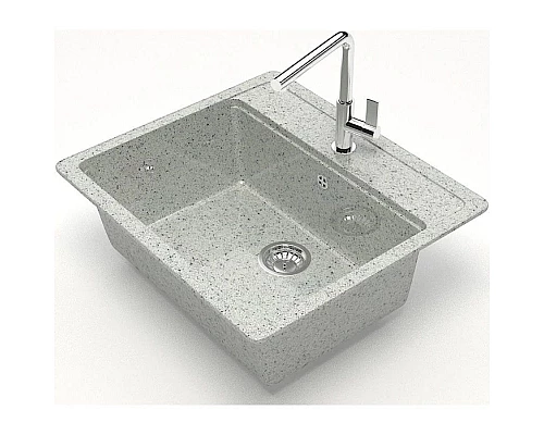 Заказать Кухонная мойка Marrbaxx Джекки Z9 светло-серый глянец Z009Q010 в магазине сантехники Santeh-Crystal.ru