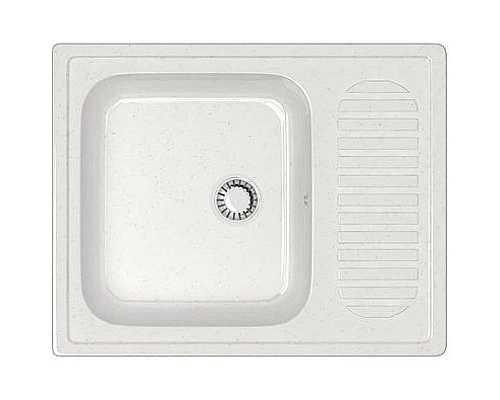 Заказать Кухонная мойка Marrbaxx Арлин Z15 белый лёд глянец Z015Q001 в магазине сантехники Santeh-Crystal.ru