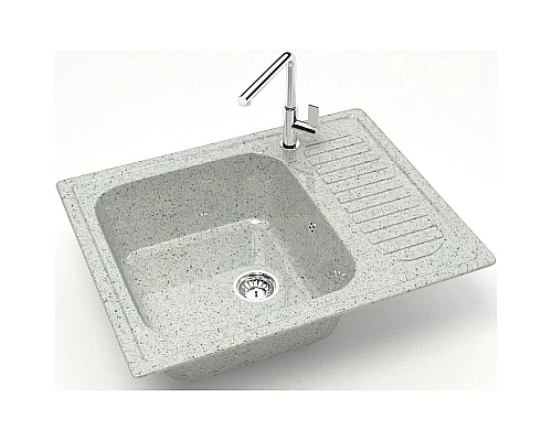 Приобрести Кухонная мойка Marrbaxx Арлин Z15 светло-серый глянец Z015Q010 в магазине сантехники Santeh-Crystal.ru