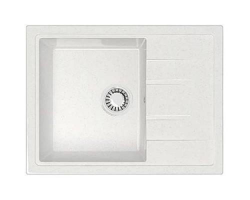 Приобрести Кухонная мойка Marrbaxx Анастасия Z150 белый лёд глянец Z150Q001 в магазине сантехники Santeh-Crystal.ru