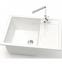 Кухонная мойка Marrbaxx Катрин Z151 белый лёд глянец Z151Q001