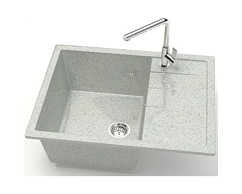 Заказать Кухонная мойка Marrbaxx Катрин Z151 светло-серый глянец Z151Q010 в магазине сантехники Santeh-Crystal.ru