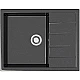 Приобрести Кухонная мойка Marrbaxx Катрин Z151 черный глянец Z151Q004 в магазине сантехники Santeh-Crystal.ru