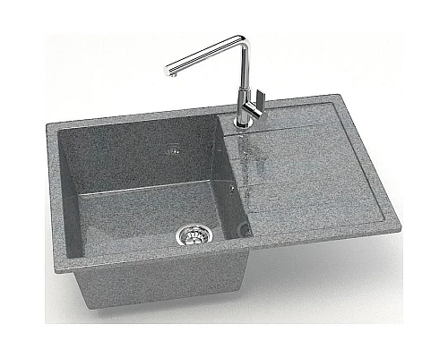 Купить Кухонная мойка Marrbaxx Джоли Z161 темно-серый глянец Z161Q008 в магазине сантехники Santeh-Crystal.ru