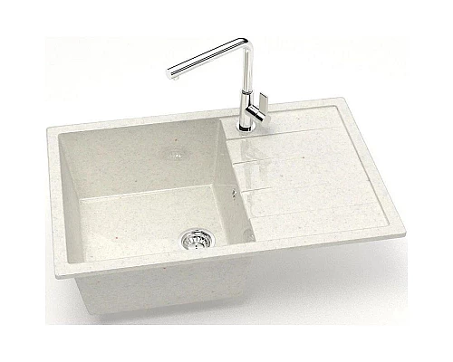 Приобрести Кухонная мойка Marrbaxx Джоли Z161 хлопок глянец Z161Q007 в магазине сантехники Santeh-Crystal.ru