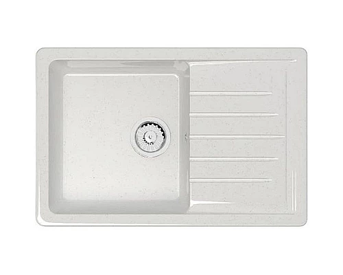 Заказать Кухонная мойка Marrbaxx Энди Z16 белый лёд глянец Z016Q001 в магазине сантехники Santeh-Crystal.ru