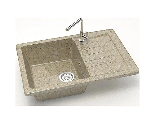 Заказать Кухонная мойка Marrbaxx Энди Z16 песочный глянец Z016Q005 в магазине сантехники Santeh-Crystal.ru