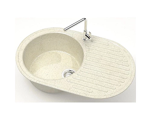 Купить Кухонная мойка Marrbaxx Наоми Z11 бежевый глянец Z011Q002 в магазине сантехники Santeh-Crystal.ru