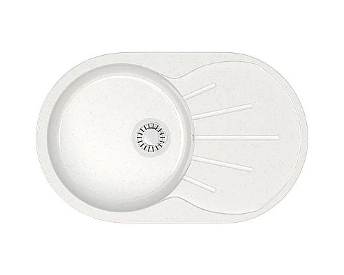 Заказать Кухонная мойка Marrbaxx Касандра Z110 белый лёд глянец Z110Q001 в магазине сантехники Santeh-Crystal.ru