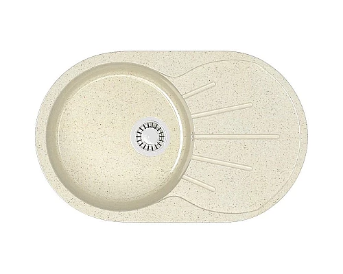 Купить Кухонная мойка Marrbaxx Касандра Z110 бежевый глянец Z110Q002 в магазине сантехники Santeh-Crystal.ru