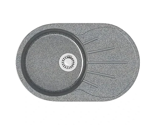 Купить Кухонная мойка Marrbaxx Касандра Z110 темно-серый глянец Z110Q008 в магазине сантехники Santeh-Crystal.ru