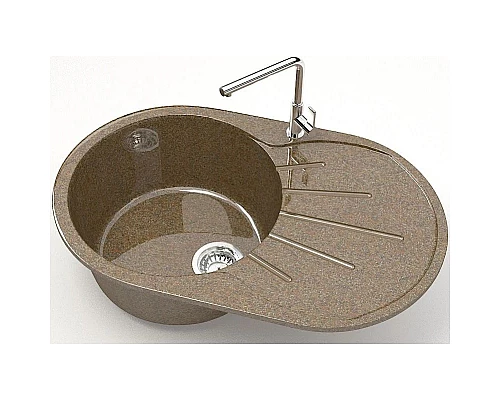 Приобрести Кухонная мойка Marrbaxx Касандра Z110 терракот глянец Z110Q009 в магазине сантехники Santeh-Crystal.ru