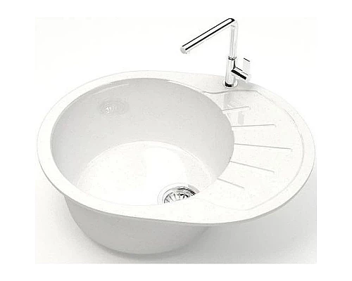 Купить Кухонная мойка Marrbaxx Тейлор Z10 белый лёд глянец Z010Q001 в магазине сантехники Santeh-Crystal.ru