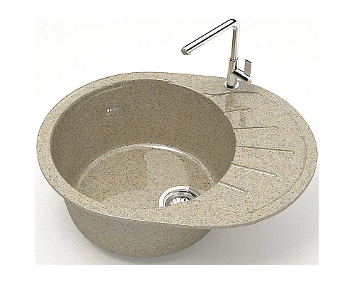 Купить Кухонная мойка Marrbaxx Тейлор Z10 песочный глянец Z010Q005 в магазине сантехники Santeh-Crystal.ru