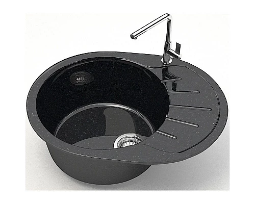 Купить Кухонная мойка Marrbaxx Тейлор Z10 черный глянец Z010Q004 в магазине сантехники Santeh-Crystal.ru