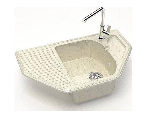 Заказать Кухонная мойка Marrbaxx Рики Z22 бежевый глянец Z022Q002 в магазине сантехники Santeh-Crystal.ru