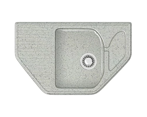 Приобрести Кухонная мойка Marrbaxx Рики Z22 светло-серый глянец Z022Q010 в магазине сантехники Santeh-Crystal.ru