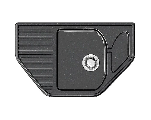 Купить Кухонная мойка Marrbaxx Рики Z22 черный глянец Z022Q004 в магазине сантехники Santeh-Crystal.ru