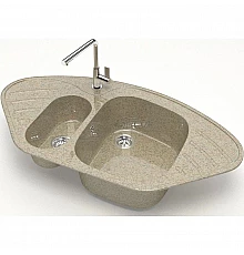 Кухонная мойка Marrbaxx Аделис Z23 песочный глянец Z023Q005