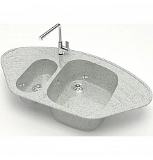 Кухонная мойка Marrbaxx Аделис Z23 светло-серый глянец Z023Q010