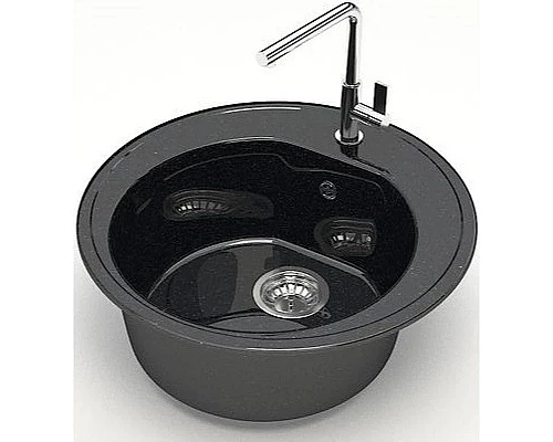 Заказать Кухонная мойка Marrbaxx Черая Z3 черный глянец Z003Q004 в магазине сантехники Santeh-Crystal.ru