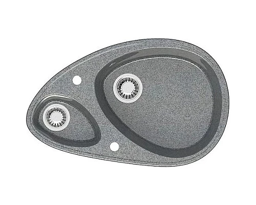 Заказать Кухонная мойка Marrbaxx Эмма Z13 темно-серый глянец Z013Q008 в магазине сантехники Santeh-Crystal.ru