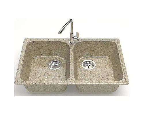 Заказать Кухонная мойка Marrbaxx Скай Z260 песочный глянец Z260Q005 в магазине сантехники Santeh-Crystal.ru