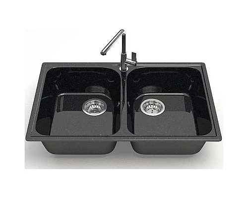 Приобрести Кухонная мойка Marrbaxx Скай Z260 черный глянец Z260Q004 в магазине сантехники Santeh-Crystal.ru