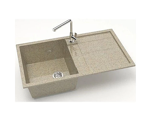 Приобрести Кухонная мойка Marrbaxx Рони Z17 песочный глянец Z017Q005 в магазине сантехники Santeh-Crystal.ru