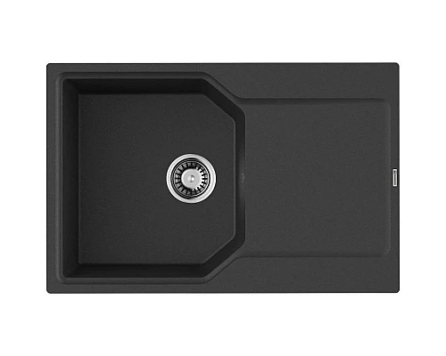 Купить Кухонная мойка Artgranit Omoikiri Yonaka 78-BL черный 4993708 в магазине сантехники Santeh-Crystal.ru