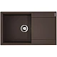 Заказать Кухонная мойка Artgranit Omoikiri Daisen 86-DC темный шоколад 4993699 в магазине сантехники Santeh-Crystal.ru