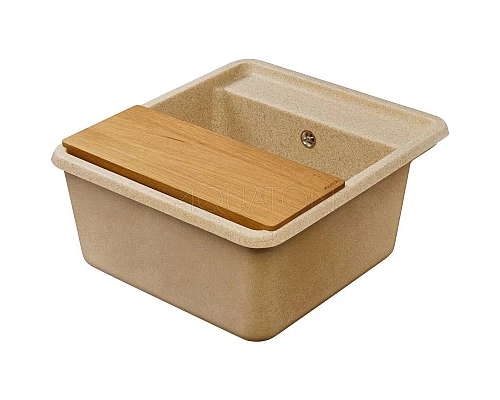 Купить Кухонная мойка Акватон Беллис песочный 1A724932BS220 в магазине сантехники Santeh-Crystal.ru