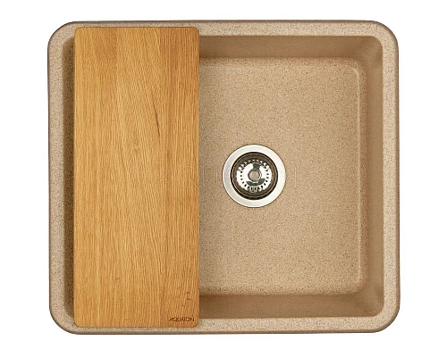 Купить Кухонная мойка Акватон Беллис песочный 1A724932BS220 в магазине сантехники Santeh-Crystal.ru