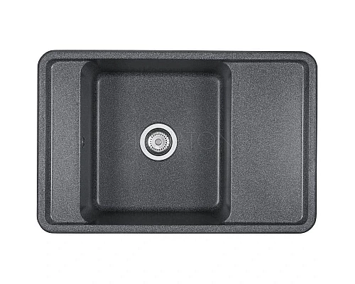 Приобрести Кухонная мойка Акватон Беллис графит 1A725032BS210 в магазине сантехники Santeh-Crystal.ru