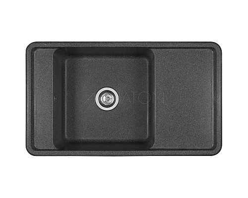 Купить Кухонная мойка Акватон Беллис графит 1A724832BS210 в магазине сантехники Santeh-Crystal.ru