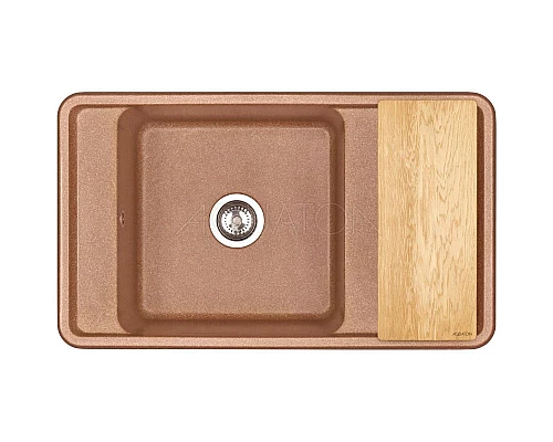Купить Кухонная мойка Акватон Беллис терракотовый 1A724832BS270 в магазине сантехники Santeh-Crystal.ru