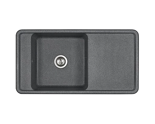 Приобрести Кухонная мойка Акватон Беллис графит 1A725132BS210 в магазине сантехники Santeh-Crystal.ru