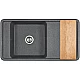 Приобрести Кухонная мойка Акватон Беллис графит 1A725132BS210 в магазине сантехники Santeh-Crystal.ru