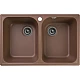 Купить Кухонная мойка GranFest Quarz терракот GF-Z15 в магазине сантехники Santeh-Crystal.ru