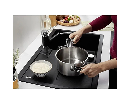 Заказать Кухонная мойка Blanco Metra 45S черный 525914 в магазине сантехники Santeh-Crystal.ru