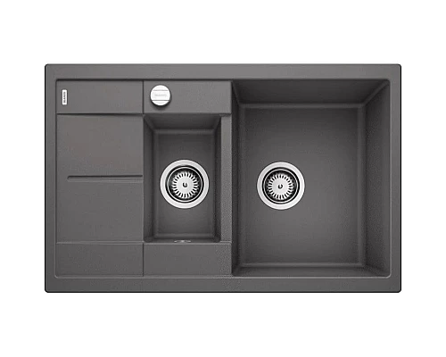 Купить Кухонная мойка Blanco Metra 6S Compact Темная скала 518876 в магазине сантехники Santeh-Crystal.ru