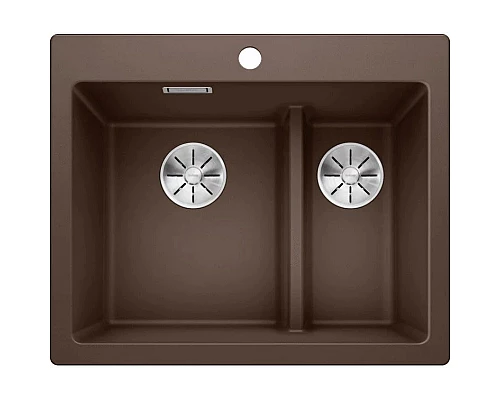 Заказать Кухонная мойка Blanco Pleon 6 Split InFino кофе 521698 в магазине сантехники Santeh-Crystal.ru