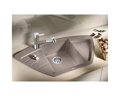 Приобрести Кухонная мойка Blanco Zia 9E Шампань 514760 в магазине сантехники Santeh-Crystal.ru