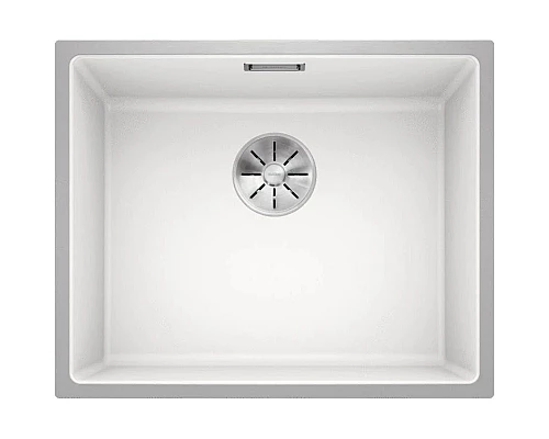 Заказать Кухонная мойка Blanco Subline 500-IF InFino нержавеющая сталь/белый 524110 в магазине сантехники Santeh-Crystal.ru
