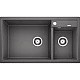 Приобрести Кухонная мойка Blanco Metra 9 Темная скала 518886 в магазине сантехники Santeh-Crystal.ru