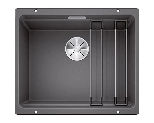 Приобрести Кухонная мойка Blanco Etagon 500-U InFino темная скала 522228 в магазине сантехники Santeh-Crystal.ru