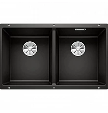 Кухонная мойка Blanco Subline 350/350-U InFino черный 525987
