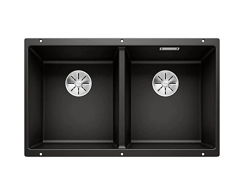 Купить Кухонная мойка Blanco Subline 350/350-U InFino черный 525987 в магазине сантехники Santeh-Crystal.ru